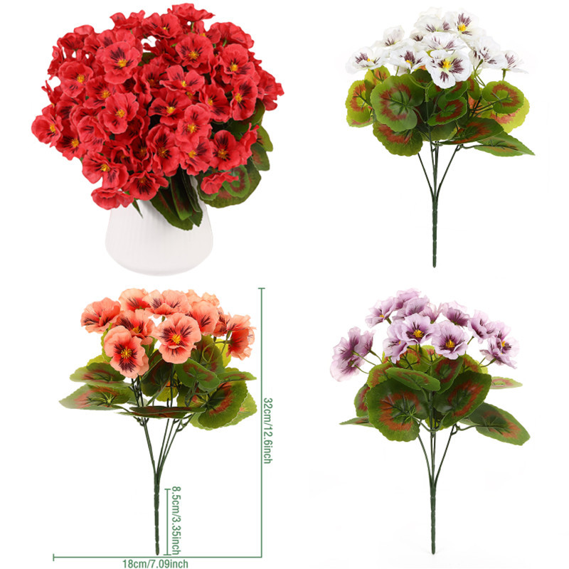 仿真花婚礼用花海棠绣球花家居酒店装饰插花摆件假花布置绿植批发