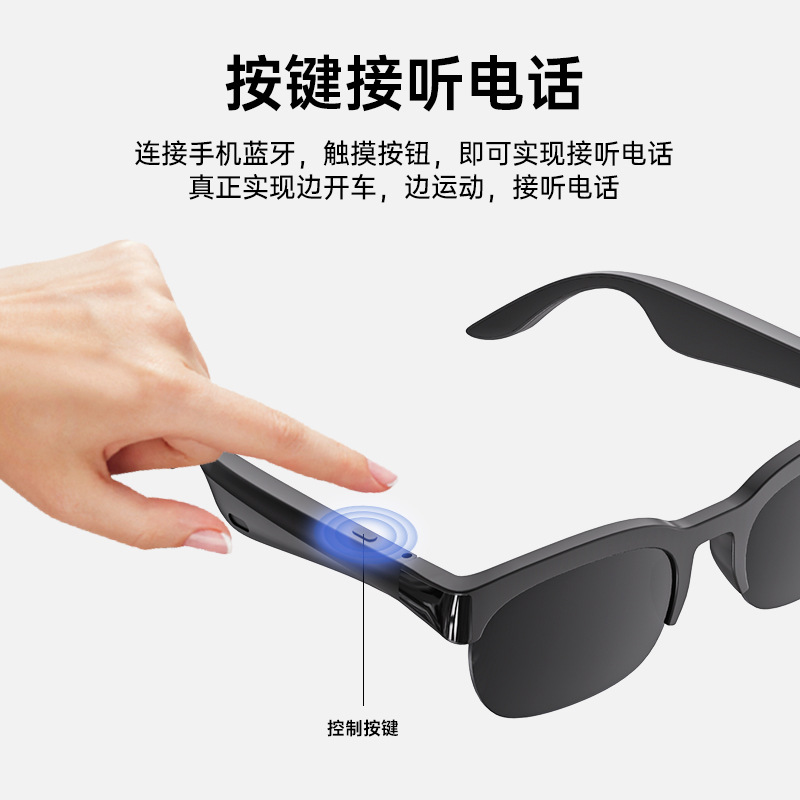 XG89 Bluetooth Glasses Wireless non-in-ear sports Cycling AI Translation stereo sunglasses headphones details Picture