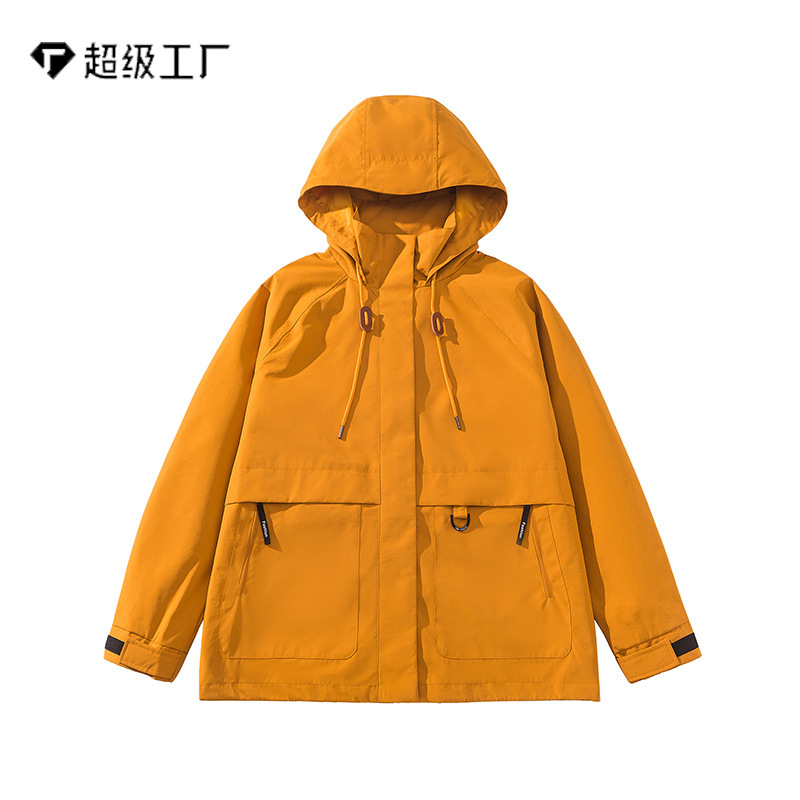 玫瑰的故事刘亦菲黄亦玫同款户外冲锋衣防风防水登山服工装外套女细节图