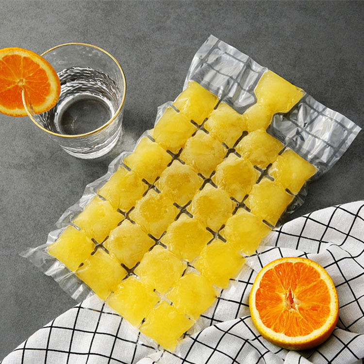 10-piece plastic ice cube tray bags for express delivery, no water injection required, self-priming ice packs, food preservation bags, disposable self-priming ice packs