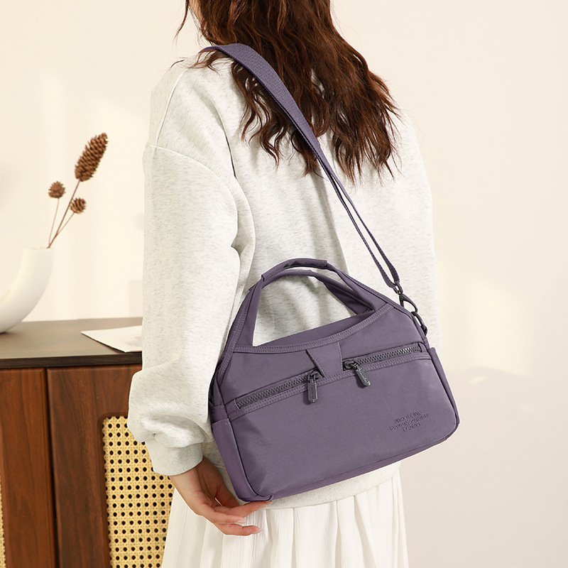 Cross-border exclusive nylon women's bags, crossbody bags, single-shoulder handbags, large-capacity mom bags details Picture