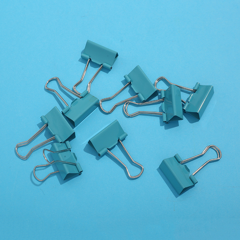 New color long-tail clip storage, dovetail clip, office stationery and document storage clip set, clip manufacturer wholesale Application Scenario