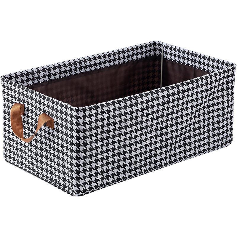 Oxford fabric thousand-bird grid steel frame style clothing and trousers storage box drawer type multi-functional dormitory wardrobe for organizing clothes Item Picture