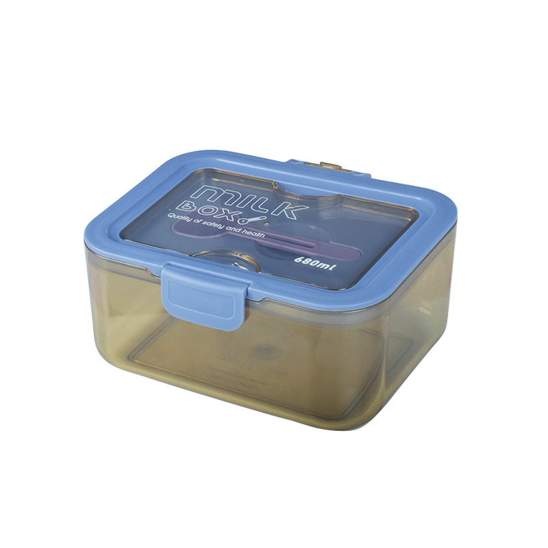 Moisture-proof snap-on milk powder can, sealed can, rice powder storage can, color box, baby rice powder box, milk powder box, portable Item Picture