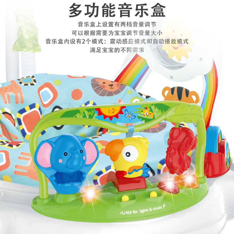 Cross-border baby fitness frame, large-sized jumping chair, baby multi-functional swing, bouncing chair, baby walker toy Specification image