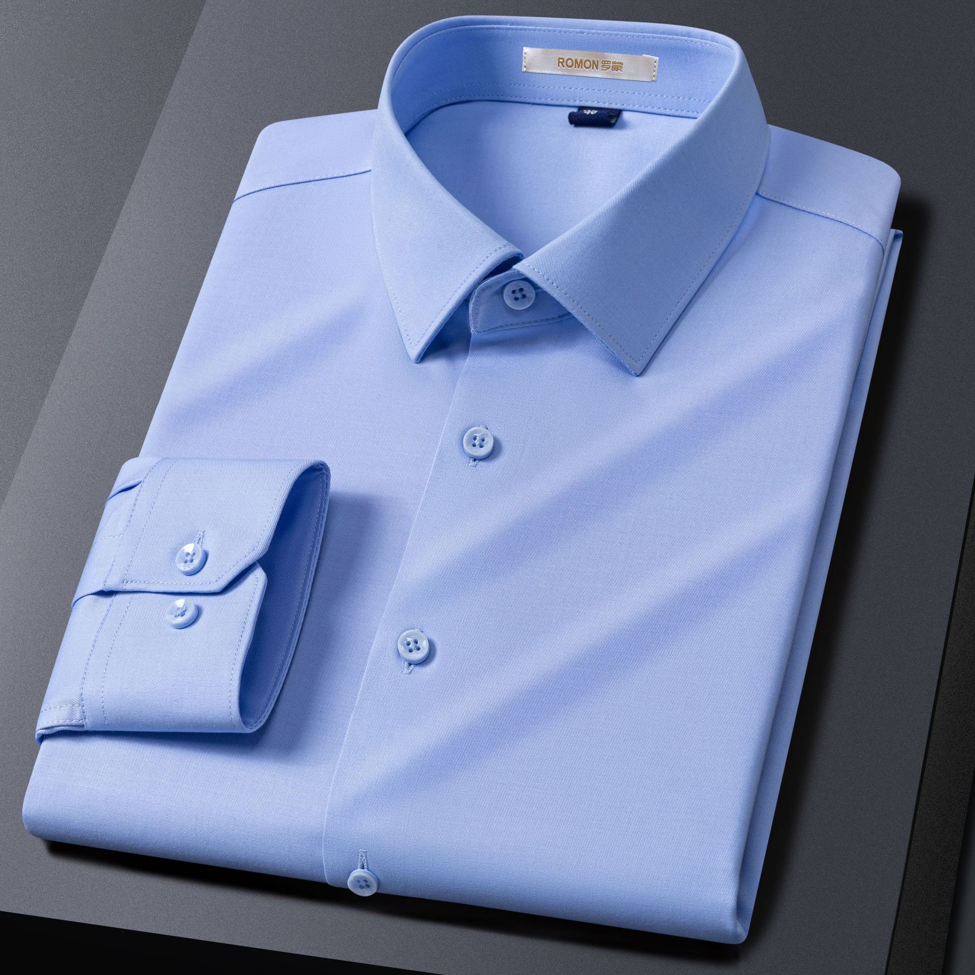 衬衫男士长袖休闲/衬衫/男式衬衫/衬衣男士长袖休闲/男装斜纹细节图