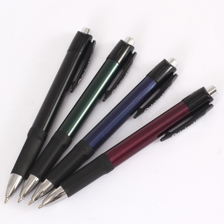 Factory direct supply of office ballpoint pens for export, ballpoint pens, oil pens, plastic jumping ballpoint pens 579, multi-purpose advertisement details Picture