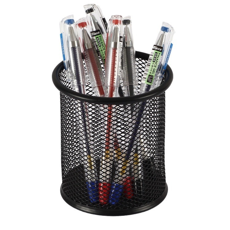 Factory direct supply of 0.38 fine-tipped gel pens, signature pens, 1703 office and financial gel pens, 12 pieces per box Specification image