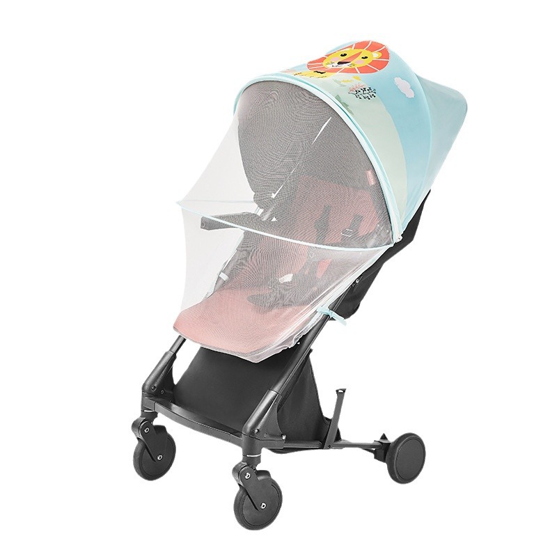 婴儿车蚊帐全罩式通用宝宝推车防蚊罩加大网纱遮阳儿童手推车蚊帐详情图5