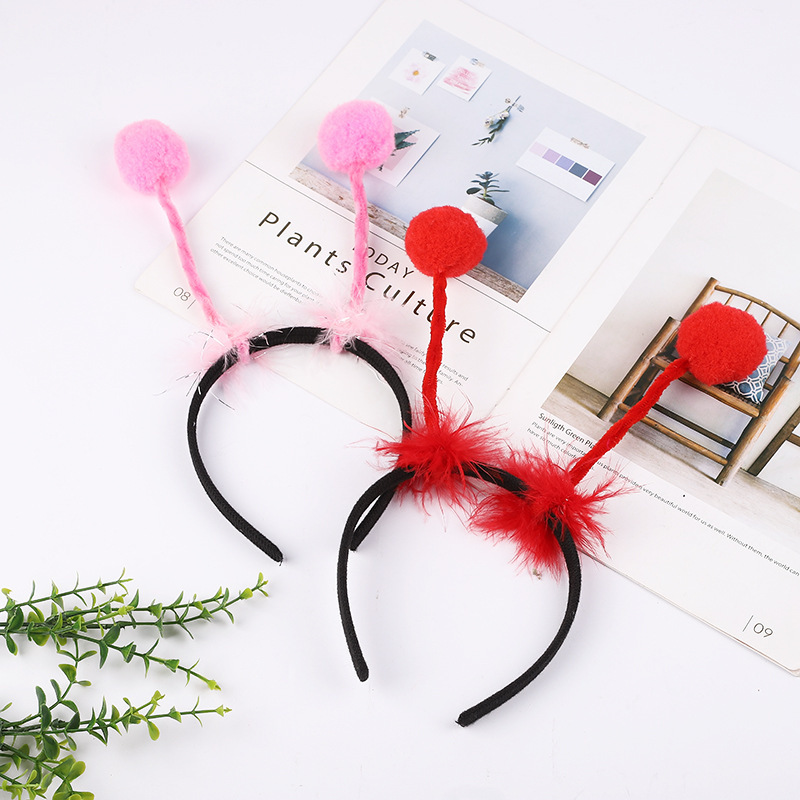 六一儿童节表演小蜜蜂发箍小蚂蚁触角头饰发箍金龟子表演道具产品图