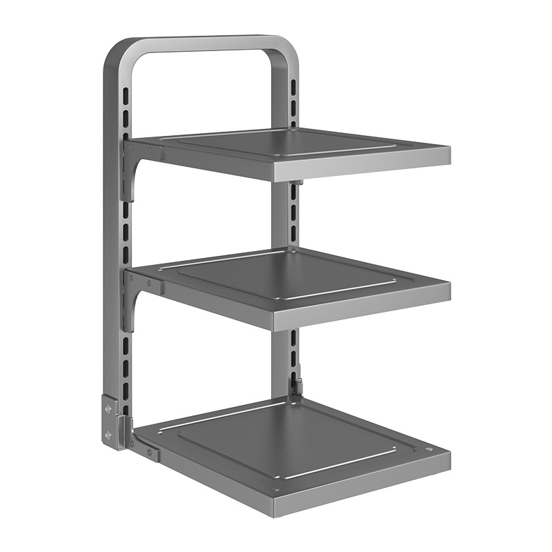 可调节厨房桌面下水槽锅盖锅具锅架碗架置物架多功能折叠收纳架详情图5