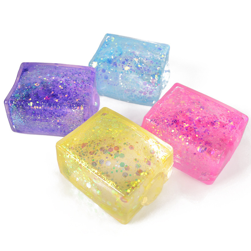 Creative new release tofu Cube, maltose kneading Fun, ice cube stress relief ball, slow rebound bestseller toy Specification image