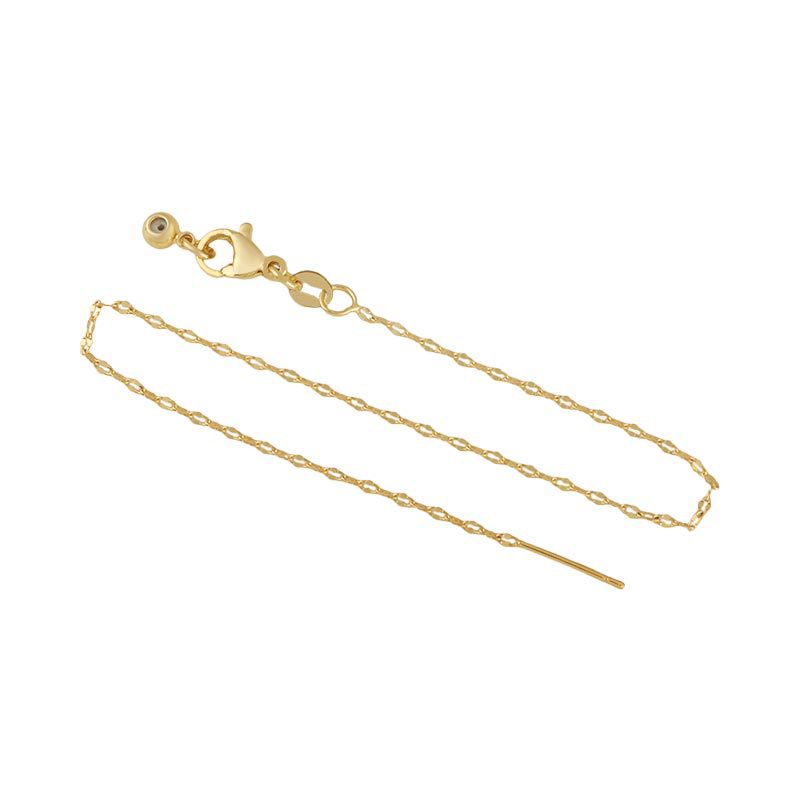 Honglu Universal Needle Chain Lip Bracelet Adjustable Necklace Versatile Chain diy Accessories wholesale for women Item Picture