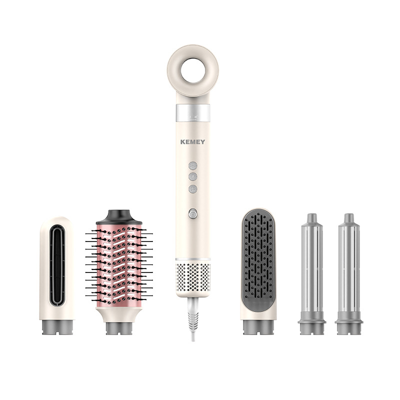 KEMEI nuevo secador multifuncional transfronterizo de alta velocidad secador de pelo de alta potencia no daña secador de pelo Item Picture