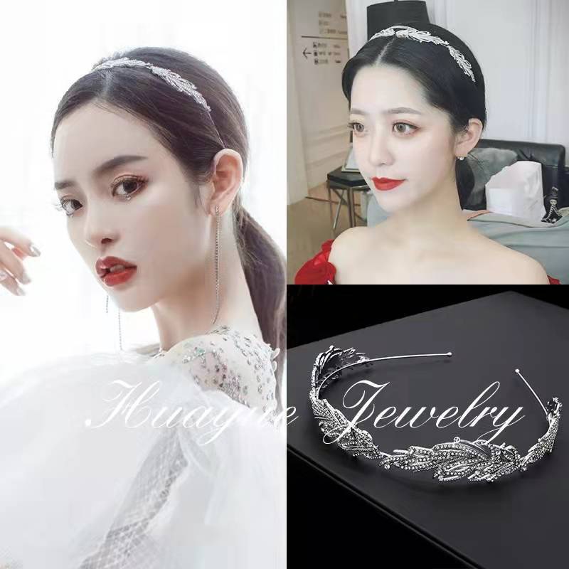 Cross-border exquisite European and American style sparkling diamond, versatile headwear and accessories for going out, noble and grand, light luxury, elegant and refined for women
