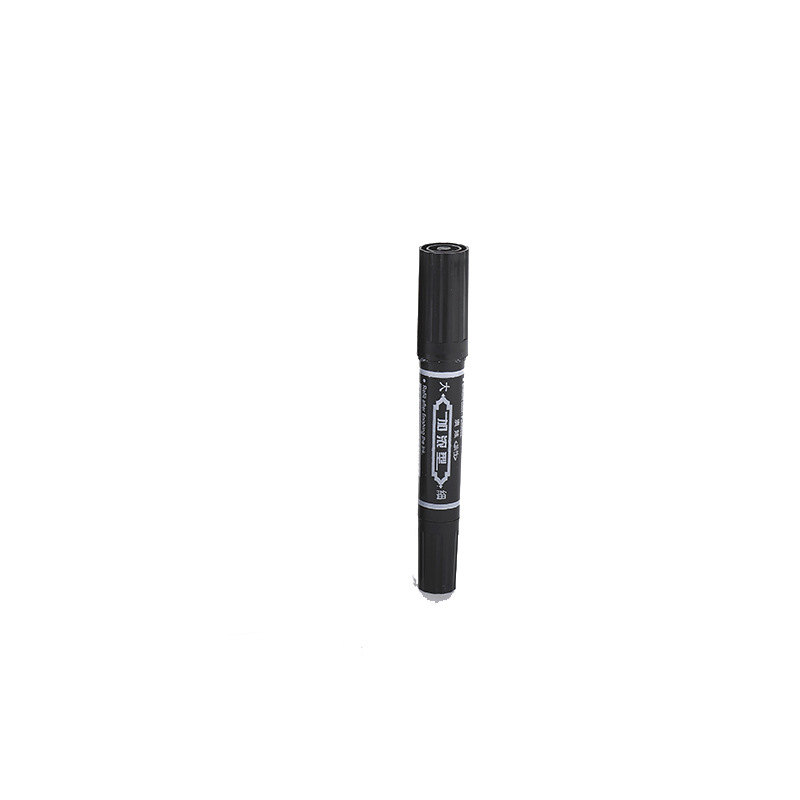 150 double-headed oil-based black marker pen, large-capacity marking color big-headed pen, logistics mark quick-drying marker pen Item Picture
