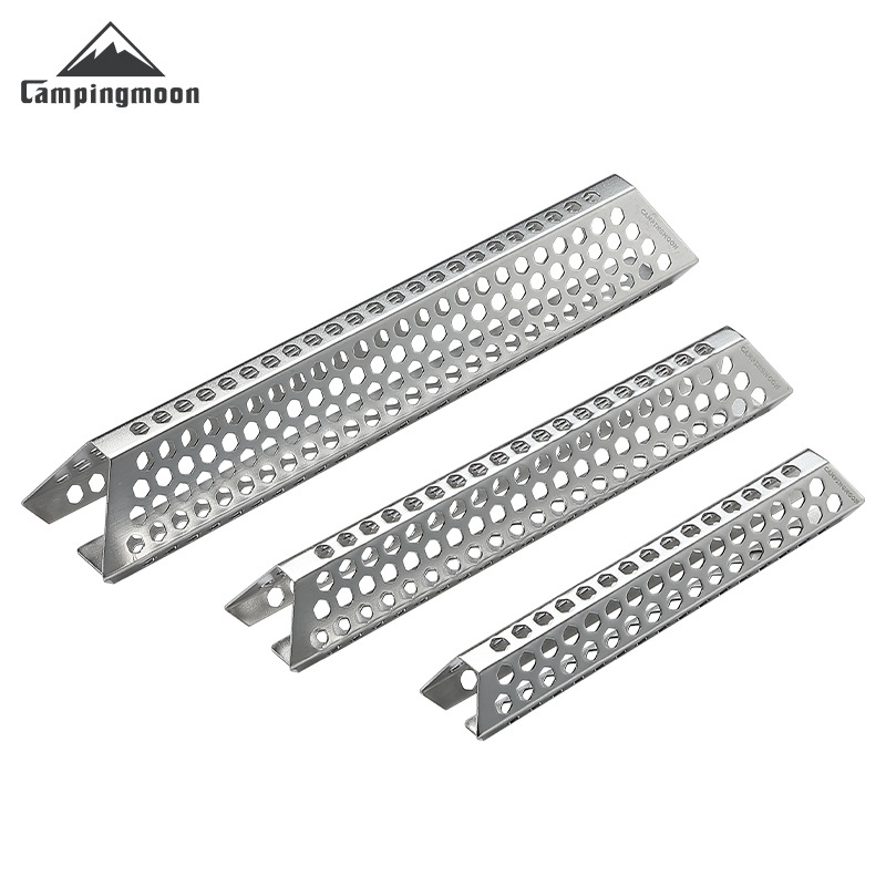 Koman A4-CL large, medium and small stainless steel firewood camping honeycomb hollowed-out combustion-supporting magic tool burns completely without smoke Item Picture