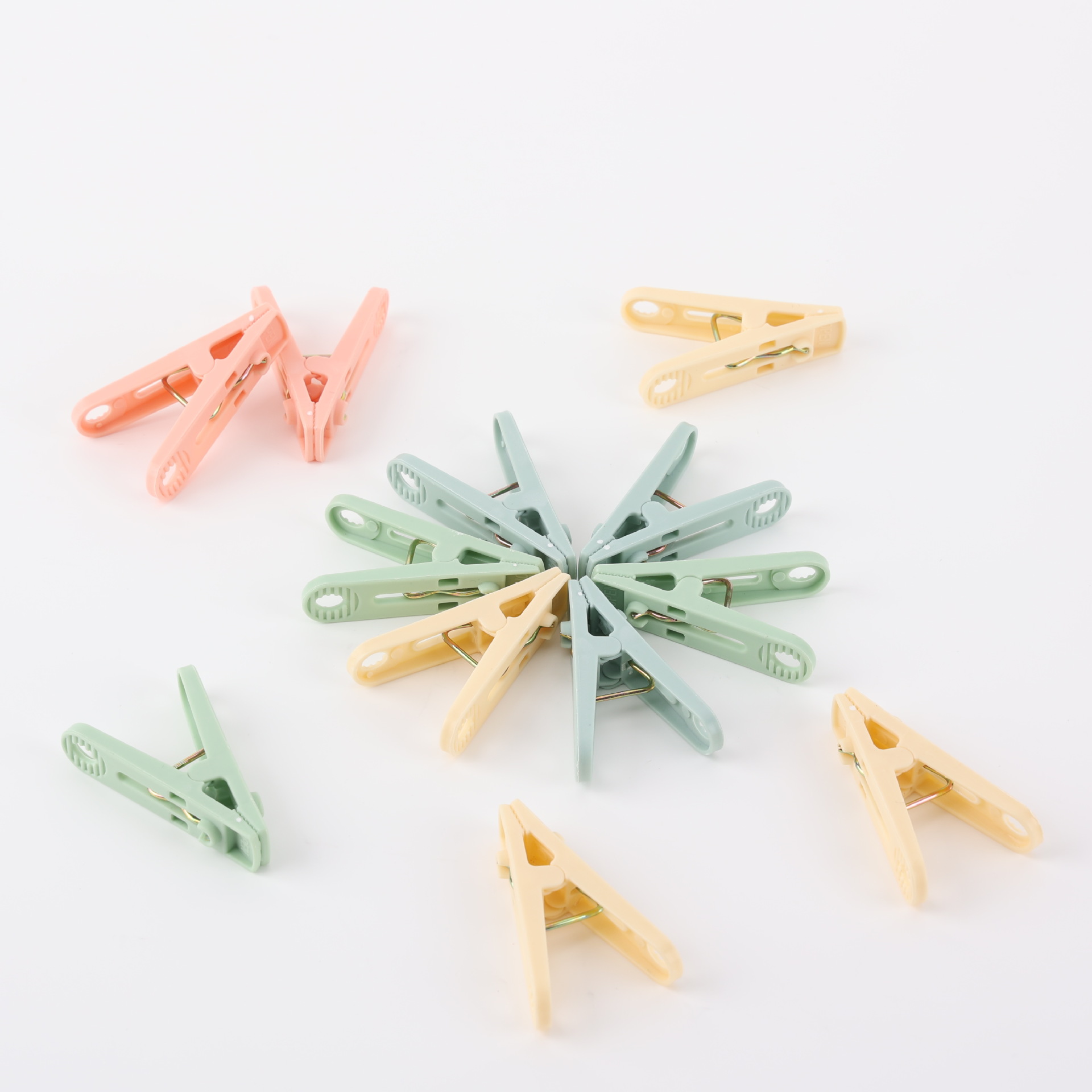 晾衣夹防风固定衣服塑料小夹子家用学生宿舍衣夹批发北欧强收纳细节图