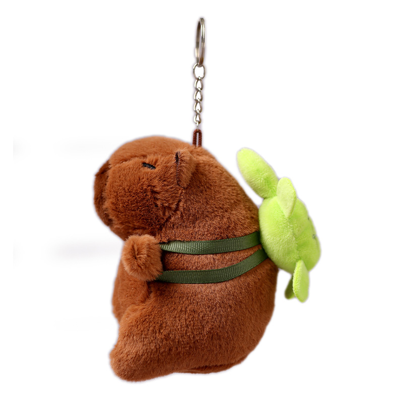 Kapibala plush pendant, water guinea pig keychain, Kneading fun Kapibala plush toy doll Application Scenario