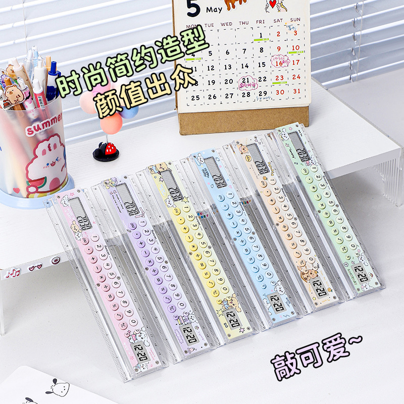RZ-869 Dopamine gradient ruler Calculator, high appearance level cartoon calculator, student multi-functional calculator details Picture