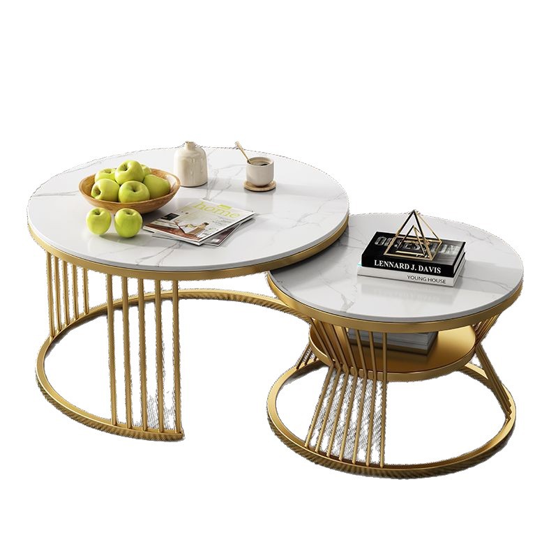 Original manufacturer: Nordic coffee table, living room, small apartment, round coffee table, small table, creative modern tea table and tea stand Item Picture