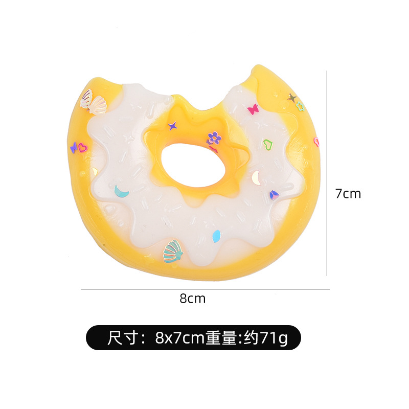 Super soft and realistic food toy donut, a fun and fluffy mud-like plush cat paw blind box toy with a high appearance level, a stress-relieving magic tool Item Picture