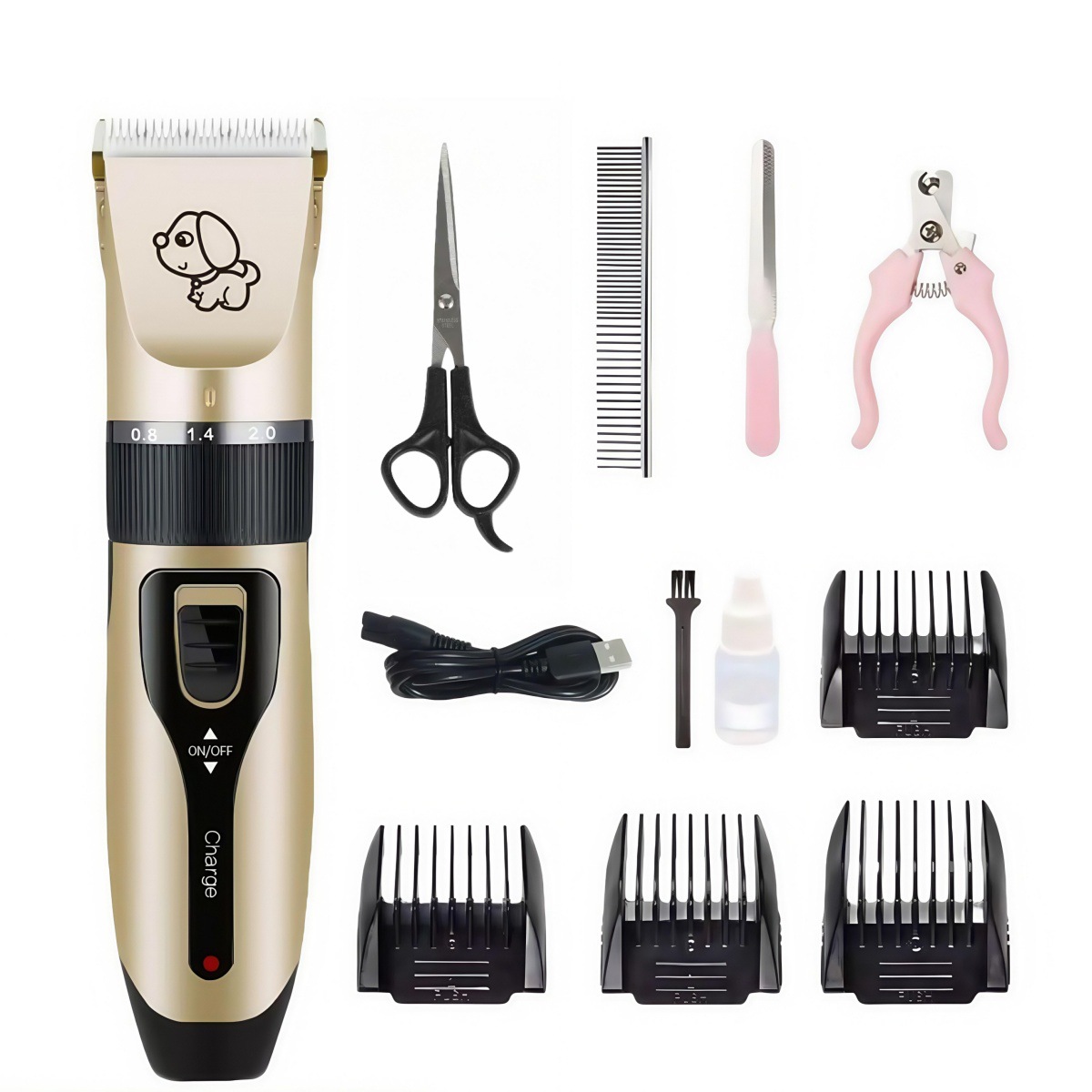 Household electric hair clipper, electric clipper, rechargeable electric clipper, hair cutting wonder, razor, pet hair clipper, electric Specification image