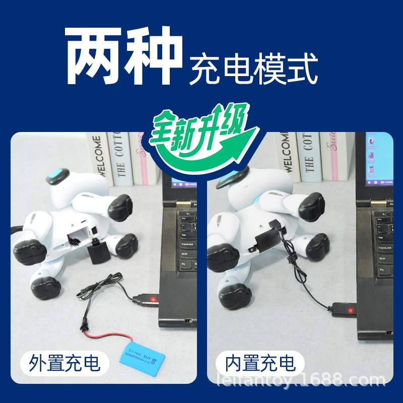 Intelligent programming remote control stunt robot dog singing and dancing follow robot dog Electric pet dog children's toy Specification image