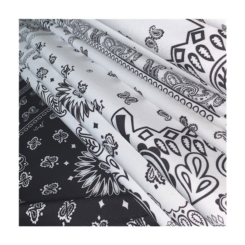 印花布/布料/非洲蜡布/斜纹布料/印花面料白底实物图