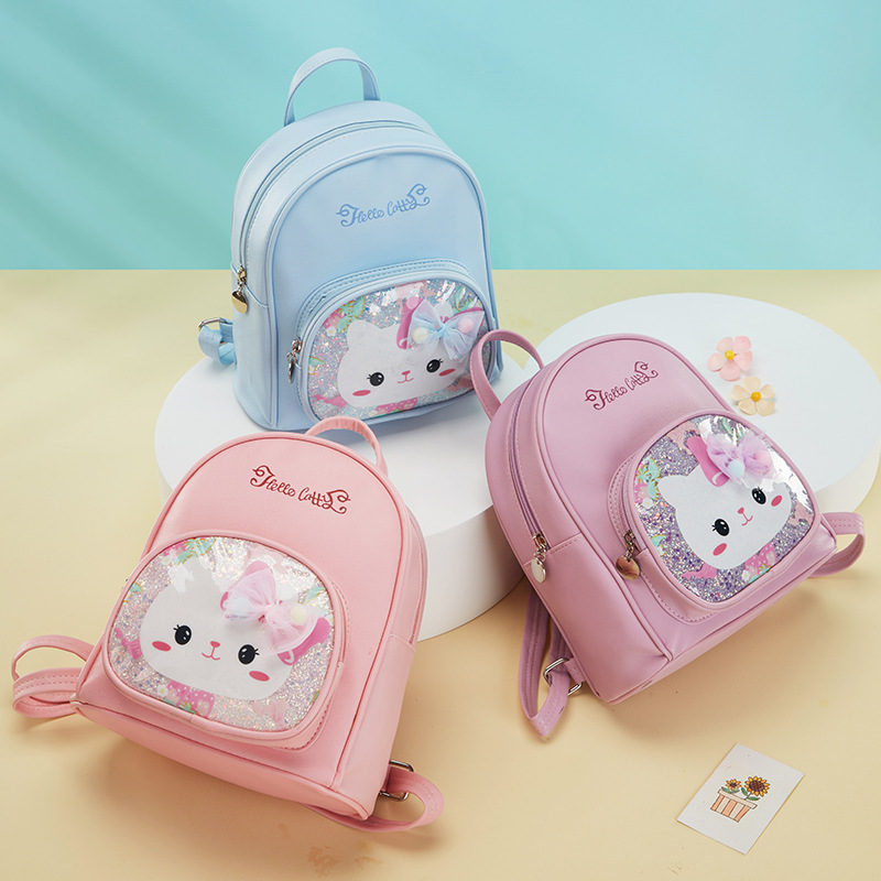 可爱卡通兔子图案双肩包幼儿园书包背包男2025户外痛包