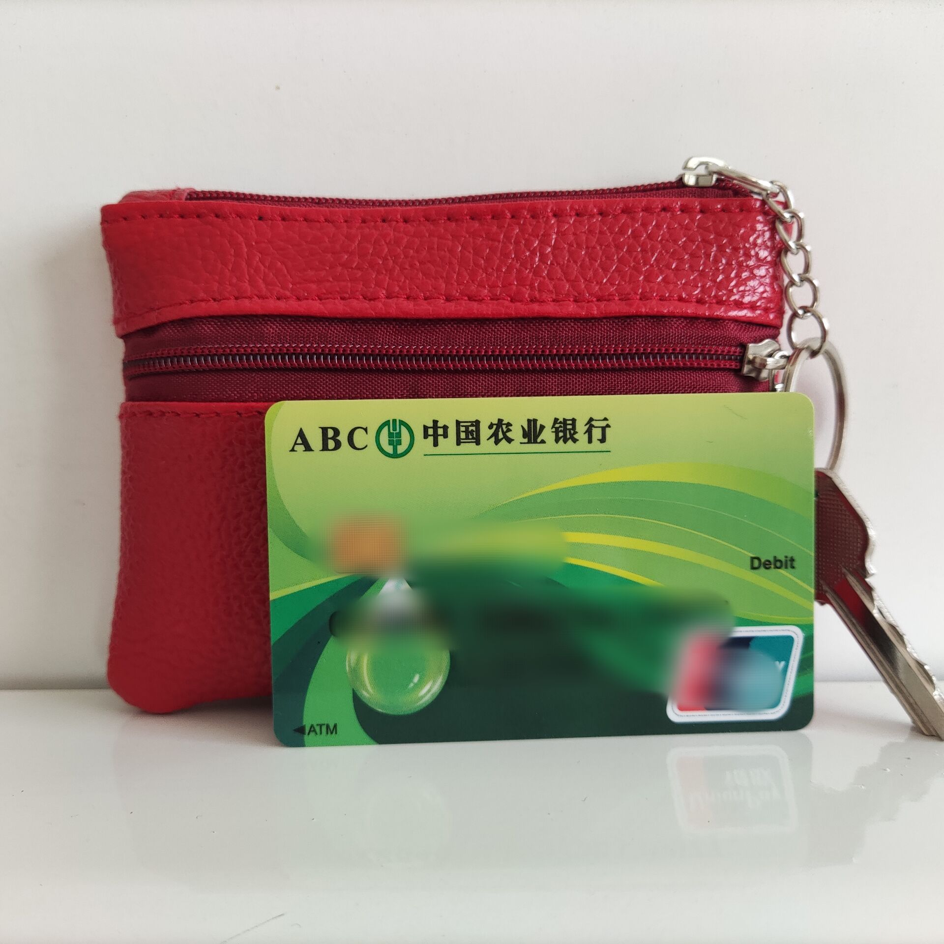 New bestsellers: Soft leather men's and women's card cases, fashionable keychains, pendants, mini gifts, storage bags, and coin purses Specification image