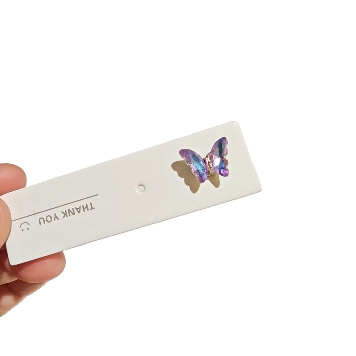 耳钉/饰品/四爪耳钉/ccb/打耳洞白底实物图