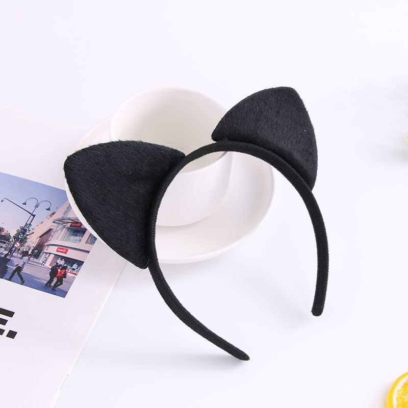 Factory direct supply of cat ear headbands, Korean version cartoon cute headwear for adults and children, masquerade ball performance supplies Application Scenario