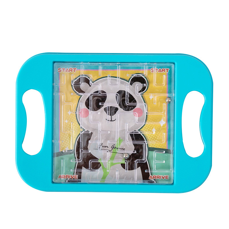 益智迷宫球/益智玩具/玩具/木质玩具/迷宫球白底实物图