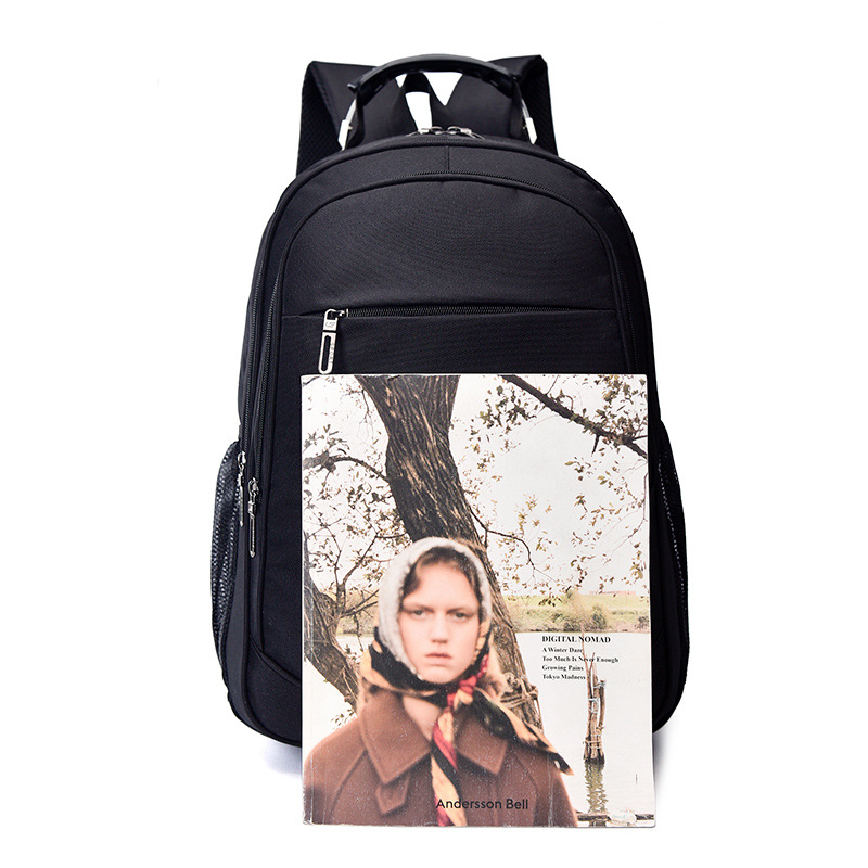 Cross border new business casual mochila para hombres mochila simple de gran capacidad mochila de viaje al aire libre mochila personalizada Specification image