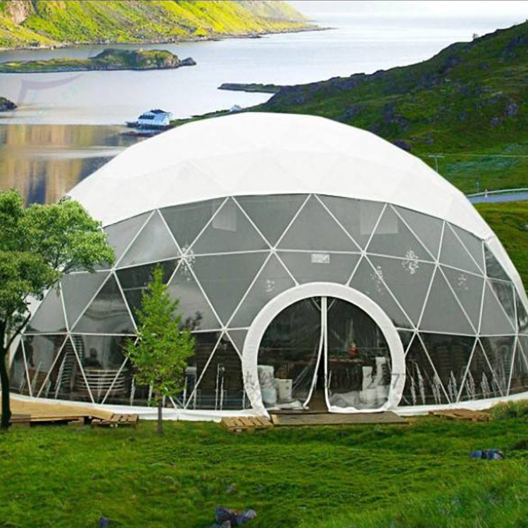 Outdoor camping transparent spherical tents, hotel resorts, starry sky tents, scenic area campsites, homestays, hotels, tent rooms details Picture