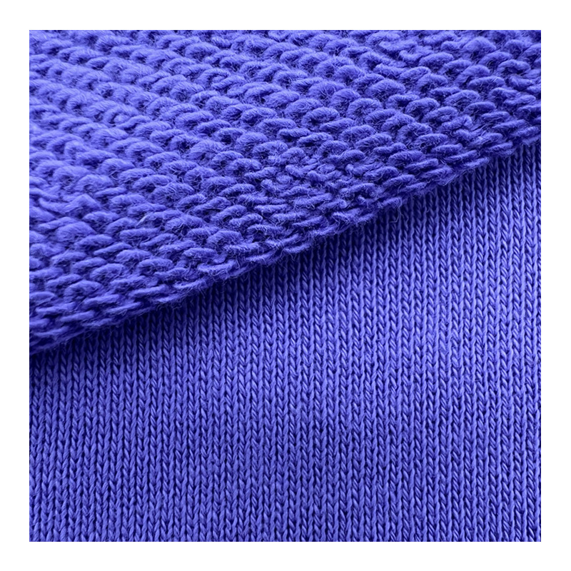 320g all-cotton genuine sweatshirt fabric, a trendy brand of pure cotton 32-count + 10-count single-strand knitted looped fish-scale fabric sweatpants Item Picture