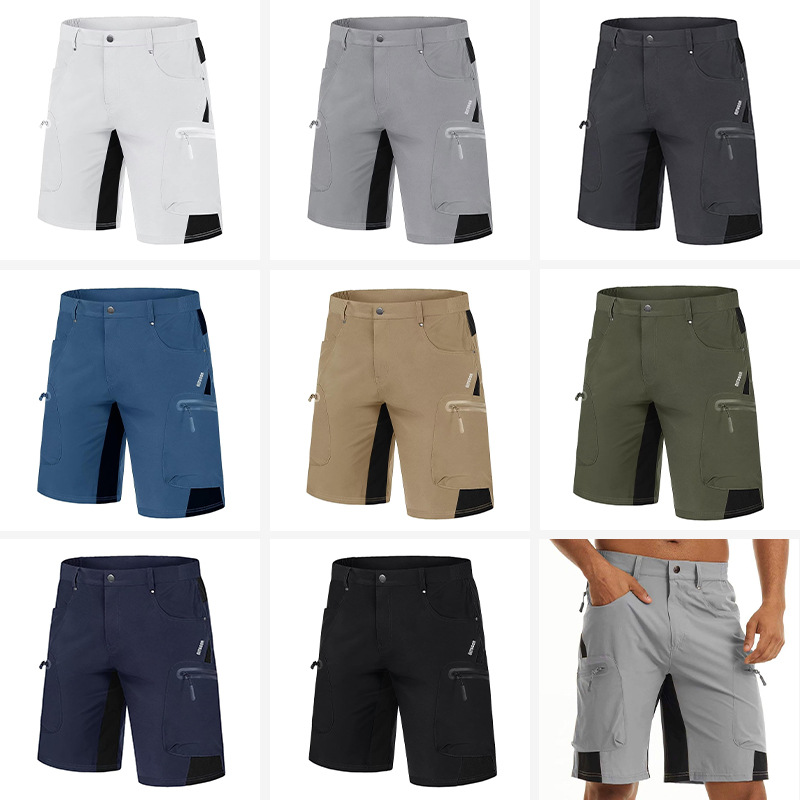2024 Summer bestsellers in Europe and America: Men's quick-drying breathable hiking shorts with tear-resistant and wear-resistant pockets details Picture