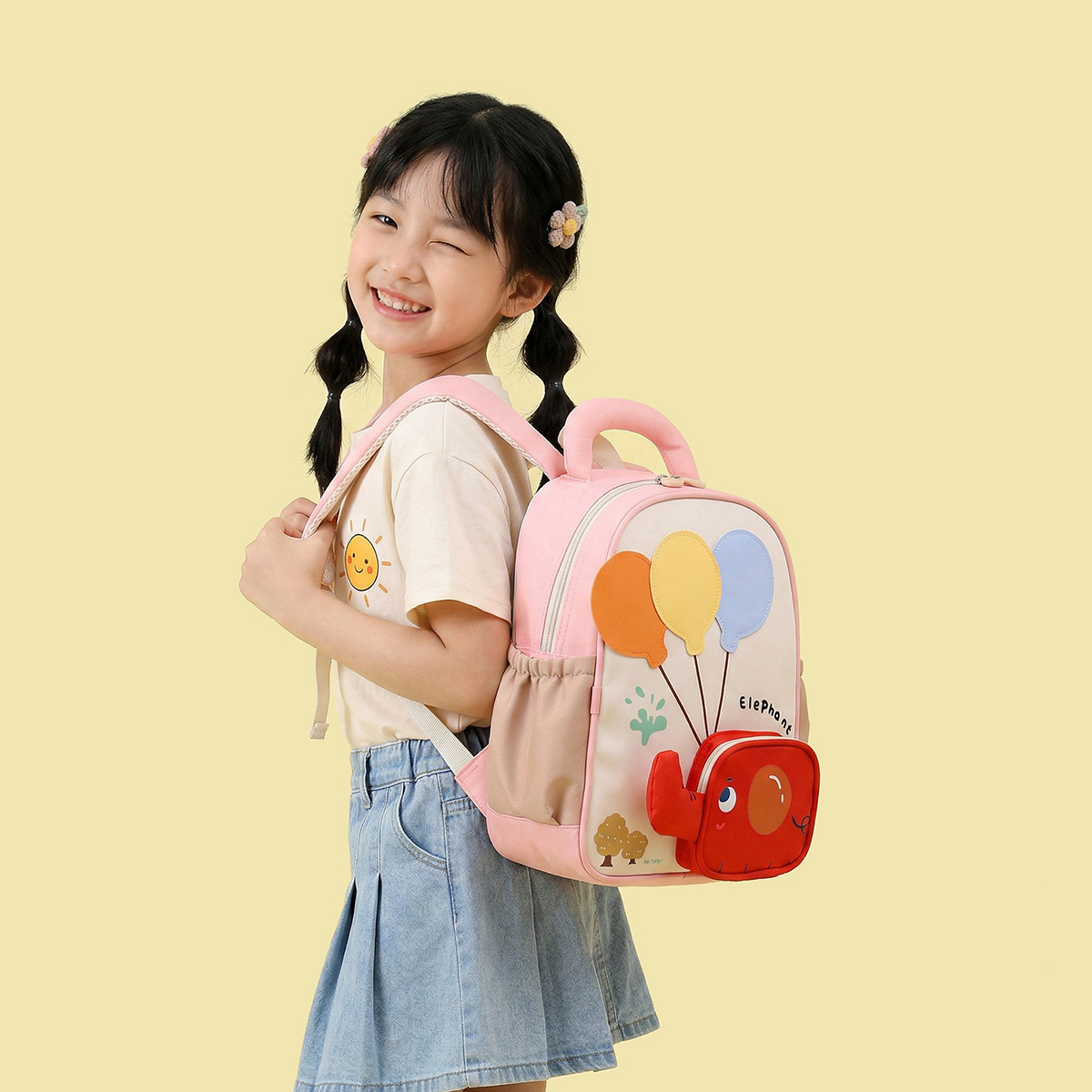 Mochila para niños mochila de jardín de infantes de dibujos animados mochila para niños cute little conejito mochila para niñas mochila de gran capacidad Specification image