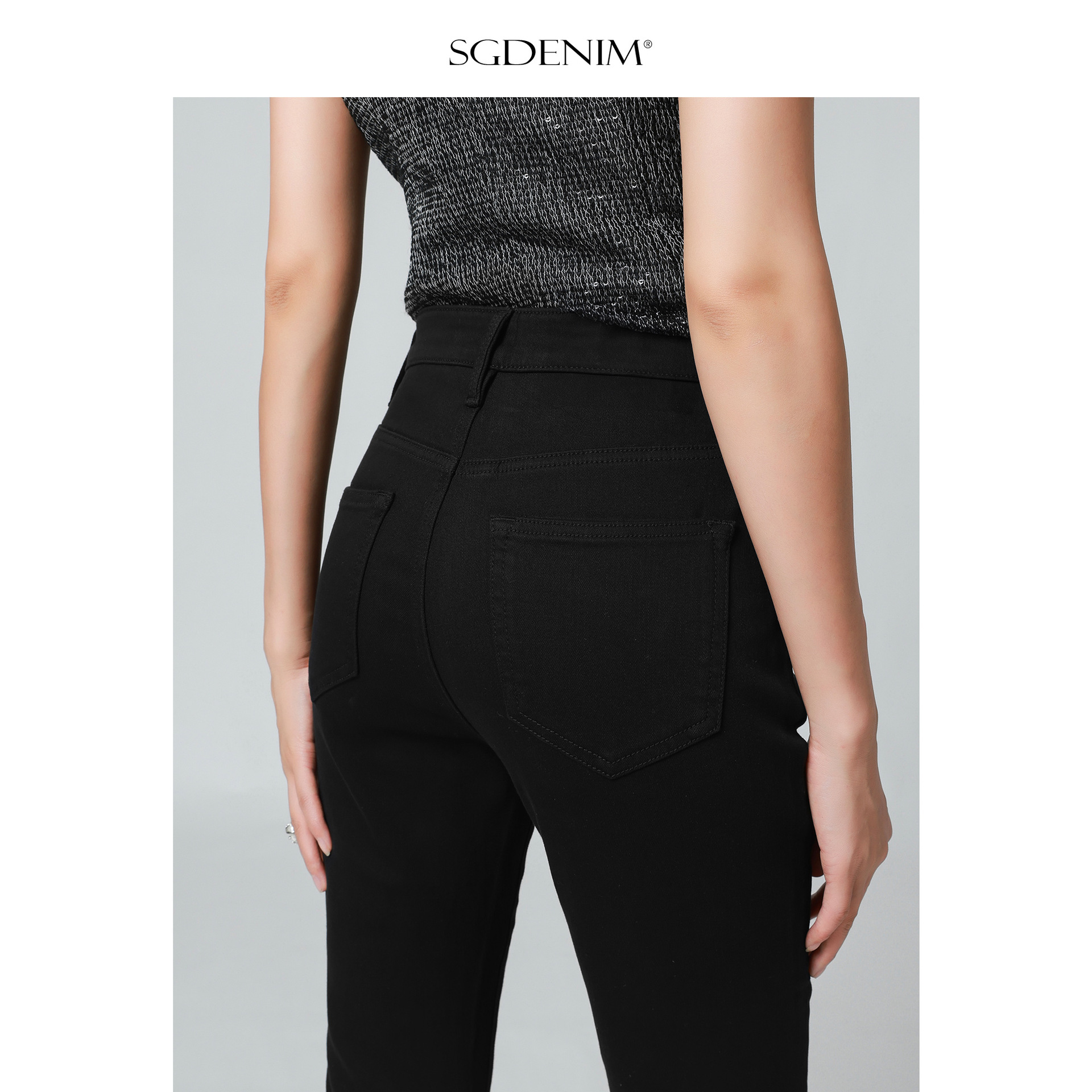 女式牛仔裤实物图