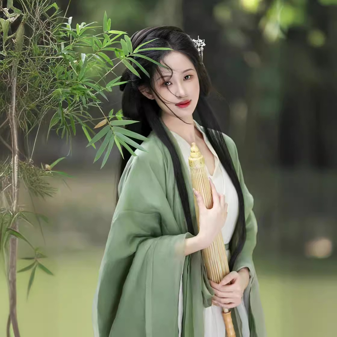 汉服女长袖中国风/明制表演服饰汉服/甲胄/表演服饰汉服/尾货细节图