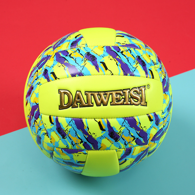Wholesale of new printed PVC adult football, wear-resistant and explosion-proof adult training football, No. 5 machine-sewn football Specification image