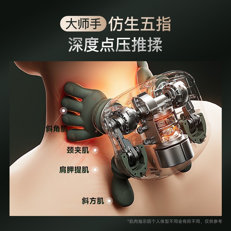 Cross-border bestseller Xiangshu N7 Master Hand, Shoulder and Neck Massager, Cervical Massager, Trapezius Muscle Neck Massager Specification image