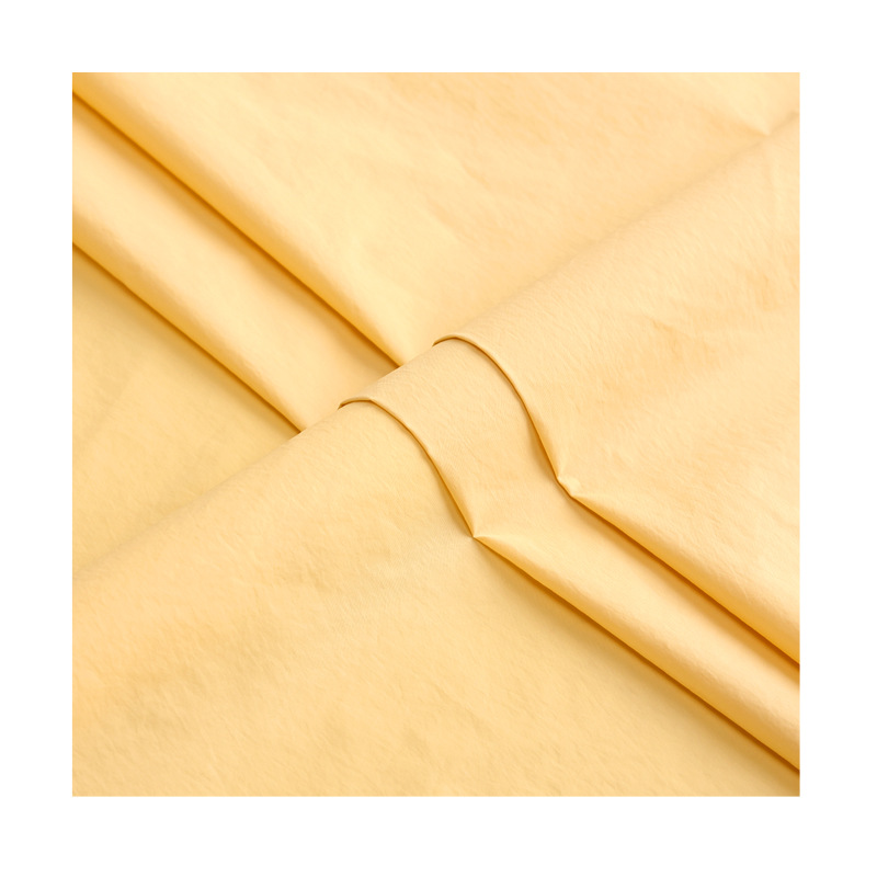 定制长款羽绒服面料20D泡芙免胆防绒防泼水轻薄羽绒服面包服布料