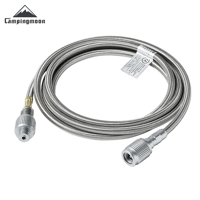 柯曼露营装备卡式炉头延长管50100CM高压高山气罐燃气管户外野营