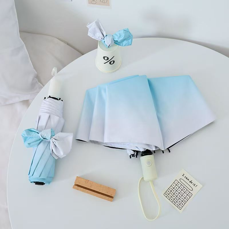 全自动晴雨伞20骨稳固抗风306渐变色折叠晴雨伞防晒遮雨两用伞