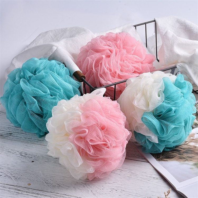 Large double-combination bath balls, scrubbing bath flowers, foaming bath and bathing products wholesale source factory direct supply