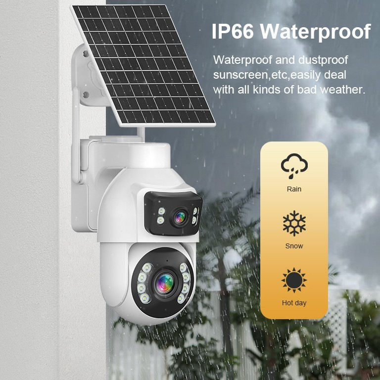 AOV low-power optical zoom solar kit Security monitoring camera Mobile phone remote high-definition cross-border dedicated Specification image