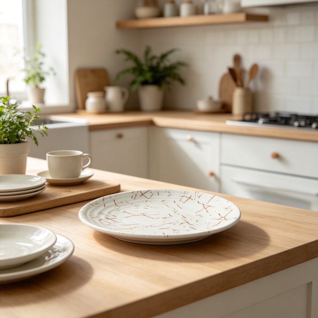 Direct sales from the foreign trade manufacturer of white marble-patterned melamine dinner plates in commercial stock. Durable and wear-resistant round melamine products