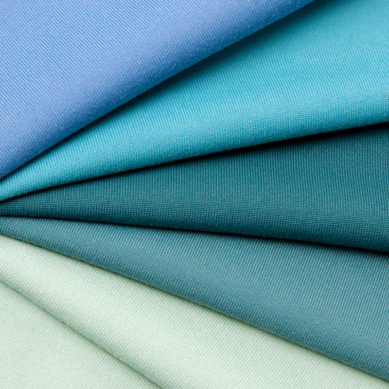 现货棉感尼龙锦氨290g弹力四面弹户外骑行瑜伽健身服T恤针织面料